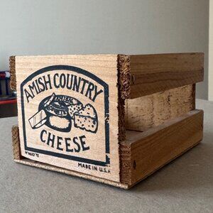 Vintage Small Amish Country Cheese Box